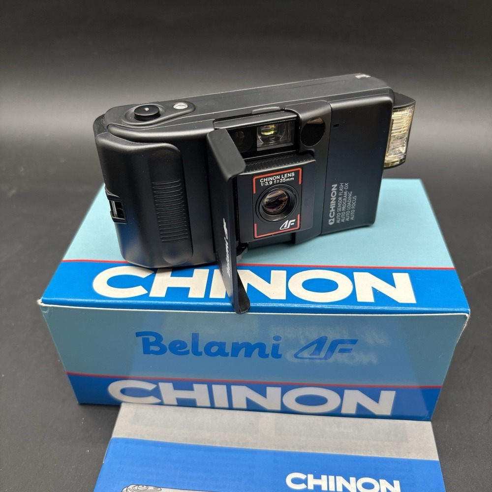 Chinon Belami AF Date Point & Shoot 35mm Film Camera New in Box NOS - Read